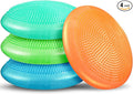 Libima 4 Pcs Glitter Wiggle Seat for Sensory Kids Inflated Wobble Cushion Sensory Seat Flexible Seating for Classroom Elementary, Balance Disc for Kids Adult Office Home