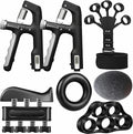 Hand Gripper Strengthener, Adjustable Resistance 22-220Lbs (10-100kg) Forearm Exerciser, Grip Strength Trainer for Muscle Building & Injury Recovery, Aerobic Hands