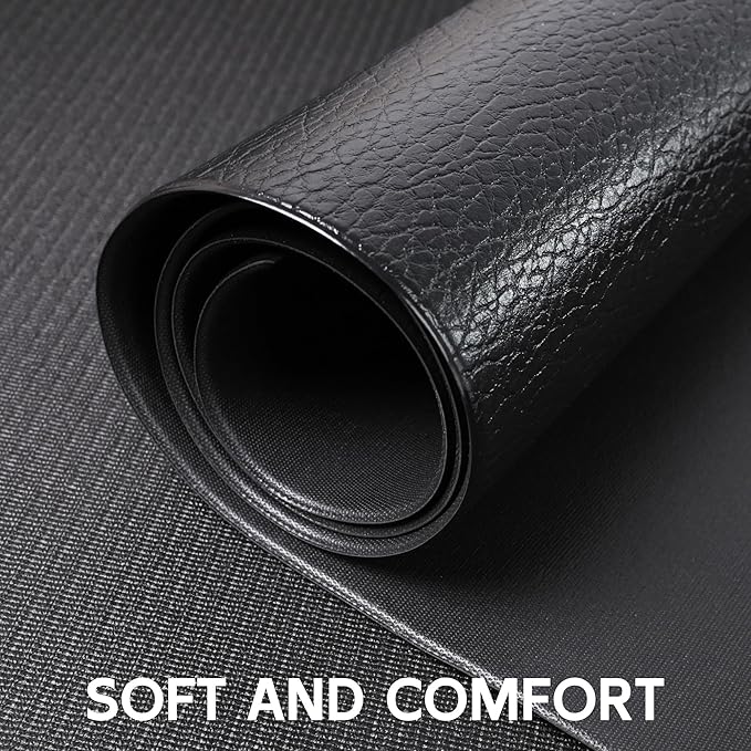 Treadmill Mat, Bike Trainer Mat for Stationary Spin Bike, 96" x 48" Non Slip Exercise Equipment Mat for Bike, Treadmill, Elliptical, Yoga - Workout Floor Protector for Carpet Or Hardwood