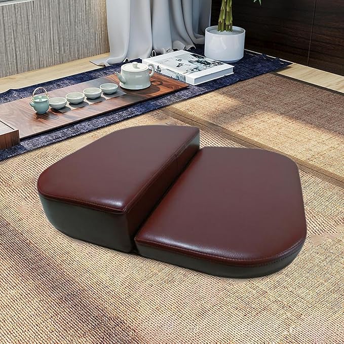Folding Meditation Bench Prayer Bench Ergonomic Versatile Easy to Clean Women