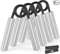 Grip Strength Trainer 6 Pack,50LB-300LB Metal Hand Grip Strengthener,Non-Slip Heavy-Duty Forearm Exerciser,Hand Gripper for Muscle Building and Hand Rehabilitation Exercising