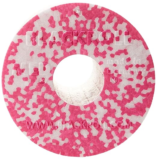 BLACKROLL MED, 12" x 6" Roll, White/Pink