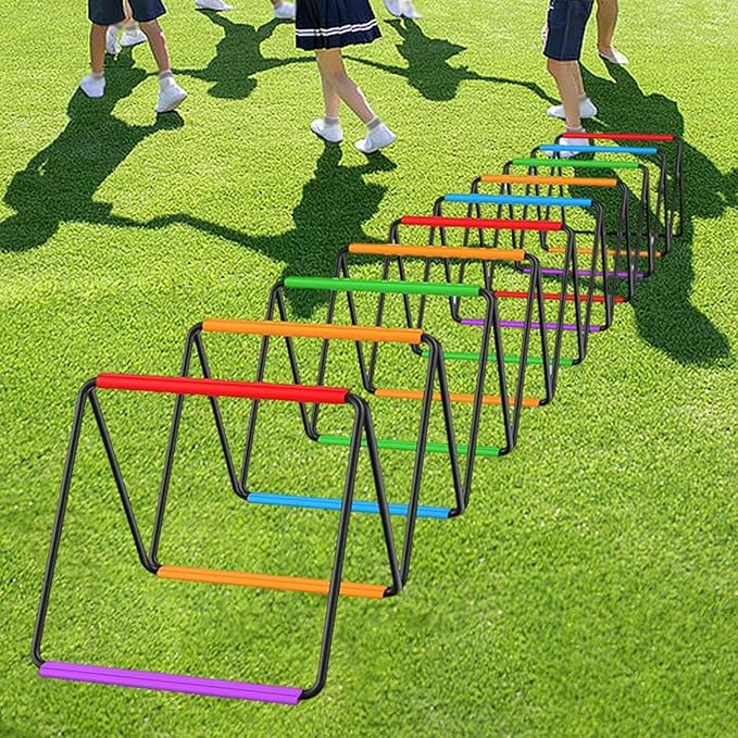 Agility Ladder Football Footwork Ladder for Men Women and Kids Folding Jumping Hurdles for Foot Exercise Fitness