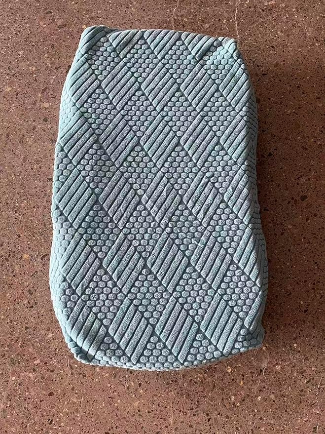 Vibration Plate Dust Cover, Gray, Elastic Fabric, Drawstring Adjustable, Anti-Scratch Protection, for Exercise Machine, 30x18.5x5.9 Inch Max