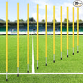 Blulu Training Agility Poles 5ft Forza Slalom Adjustable Soccer Training Poles Soccer Sticks Agility Equipment for Football Sport Football Soccer Speed