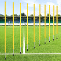 Blulu Training Agility Poles 5ft Forza Slalom Adjustable Soccer Training Poles Soccer Sticks Agility Equipment for Football Sport Football Soccer Speed